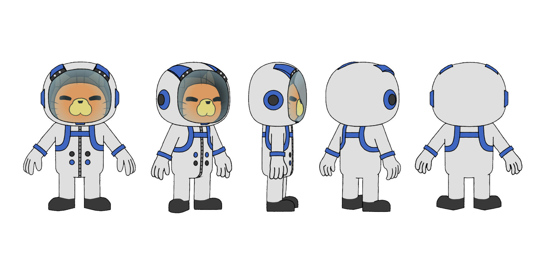 Cat Astronaut - Full Character Rig